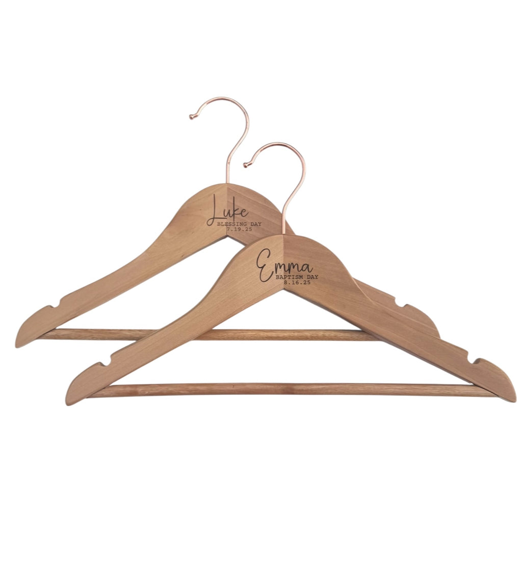 Baptism/Blessing Kid's Hanger