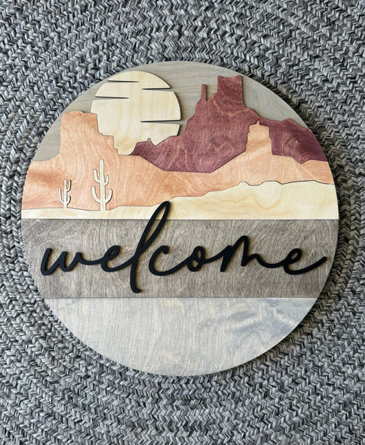 Stained Desert Welcome