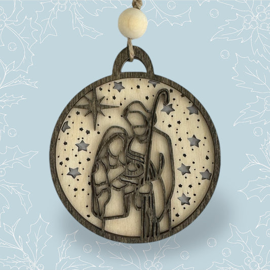 Mary and Joseph Ornament
