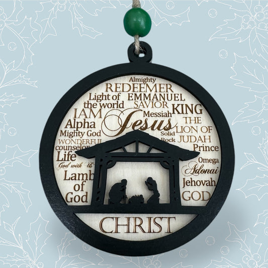 Names of Christ Ornament