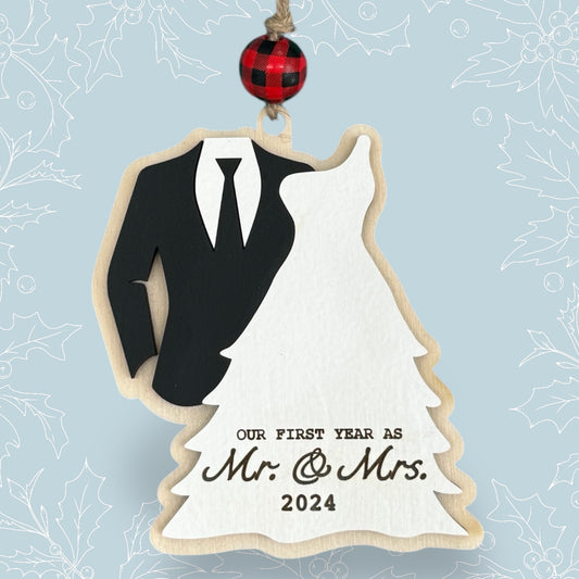 Just Married Ornament