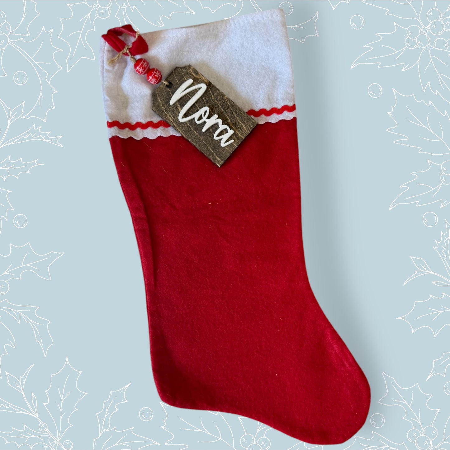 Personalized Stocking Tag
