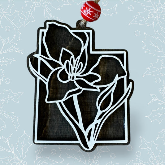 Utah Sego Lily Ornament