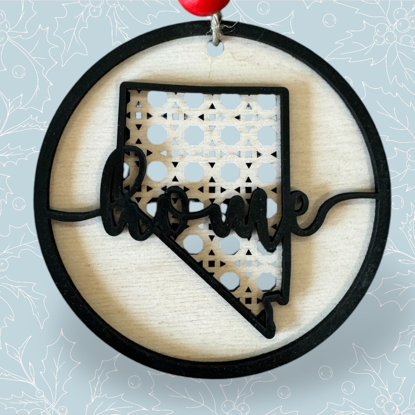 Home State Rattan Ornament