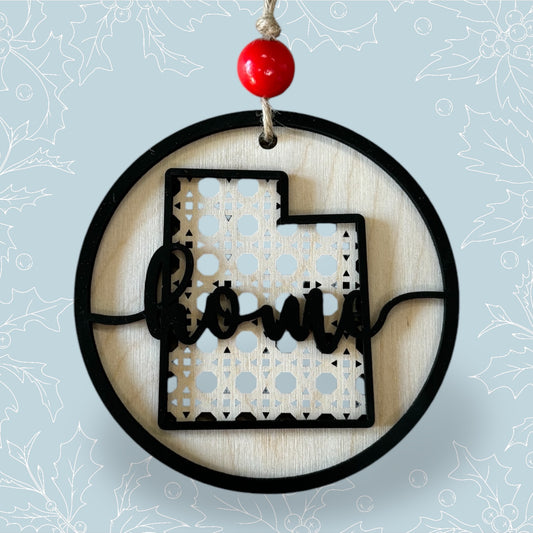 Home State Rattan Ornament