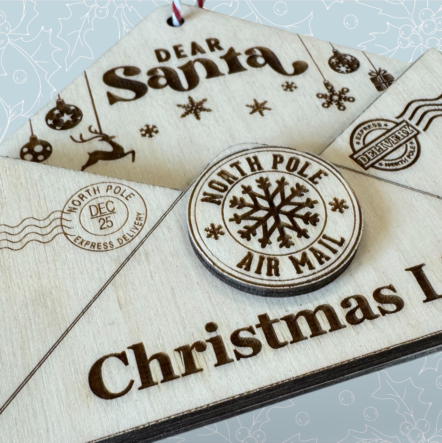 Christmas List Holder Ornament