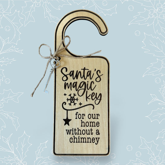 Santa's Magic Key Doorknob Hanger