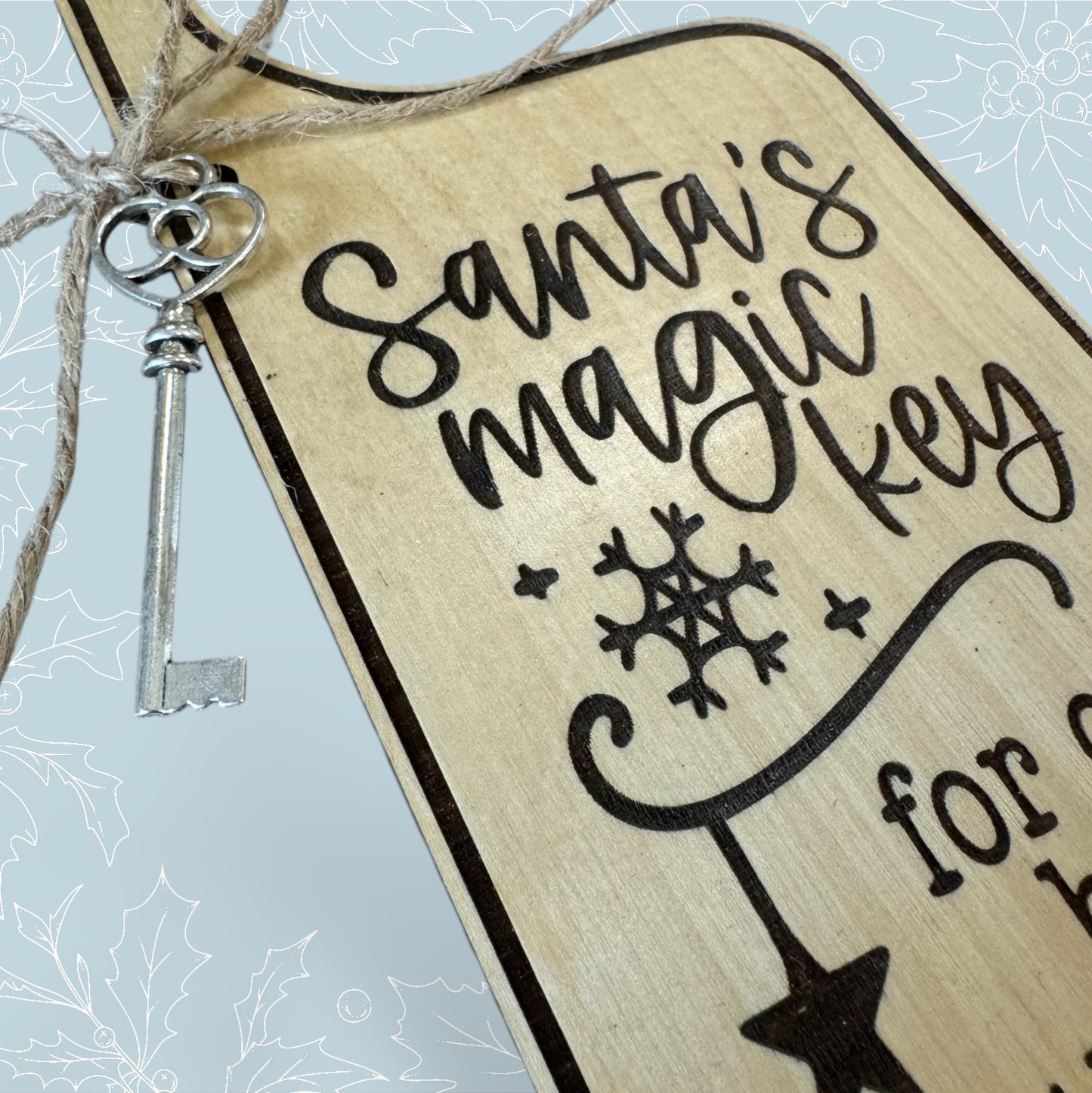 Santa's Magic Key Doorknob Hanger