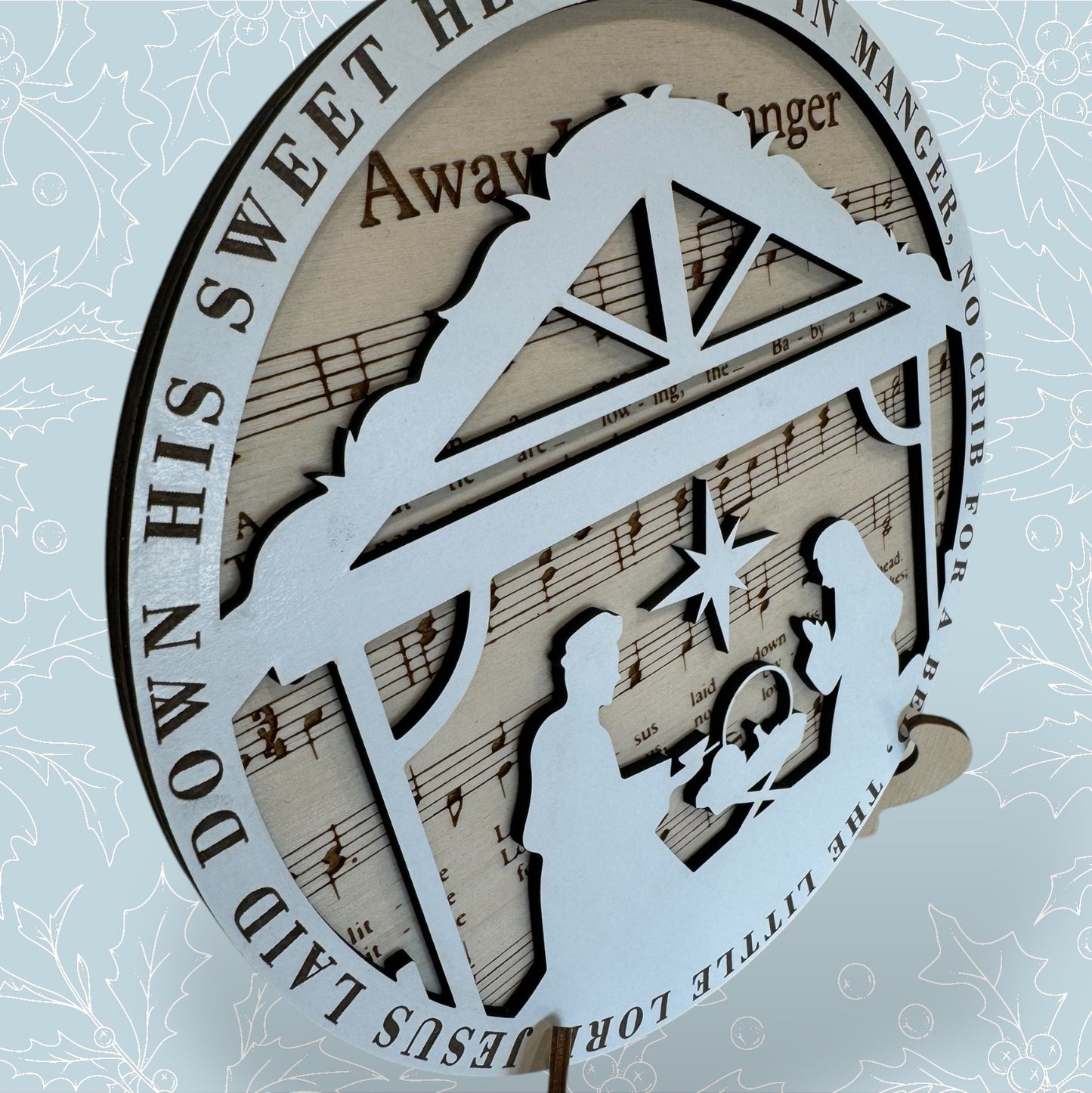 Away in a Manger Sign