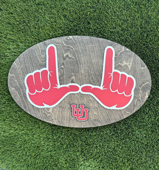 Utah "U" Hands Sign