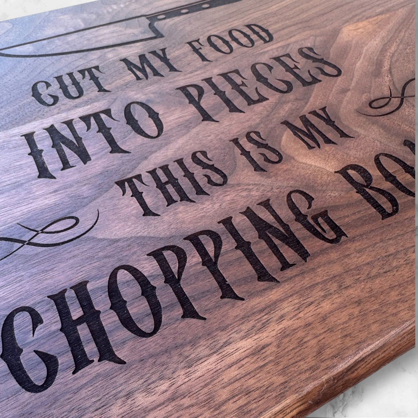 Cut My Food Into Pieces Cutting Board