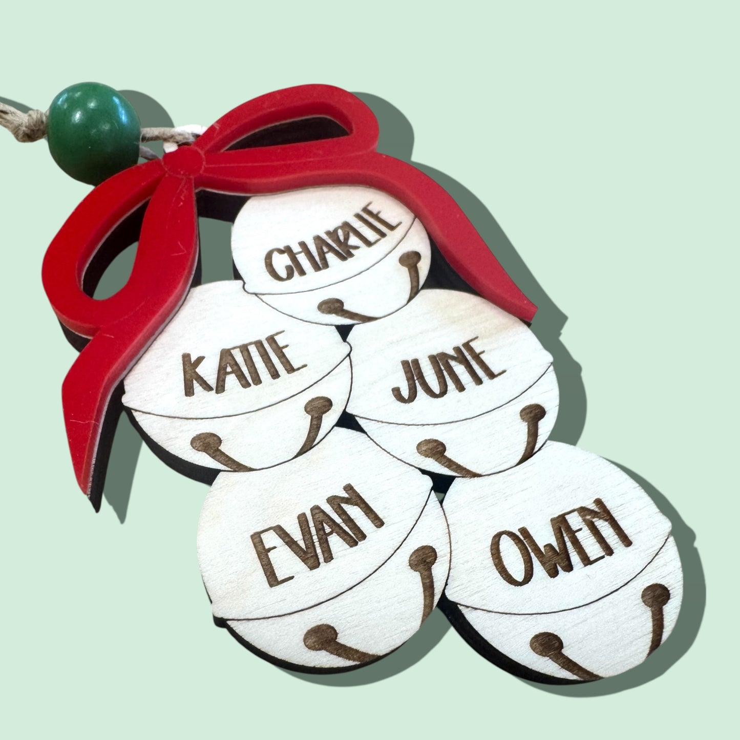 Christmas Bells Family Ornament