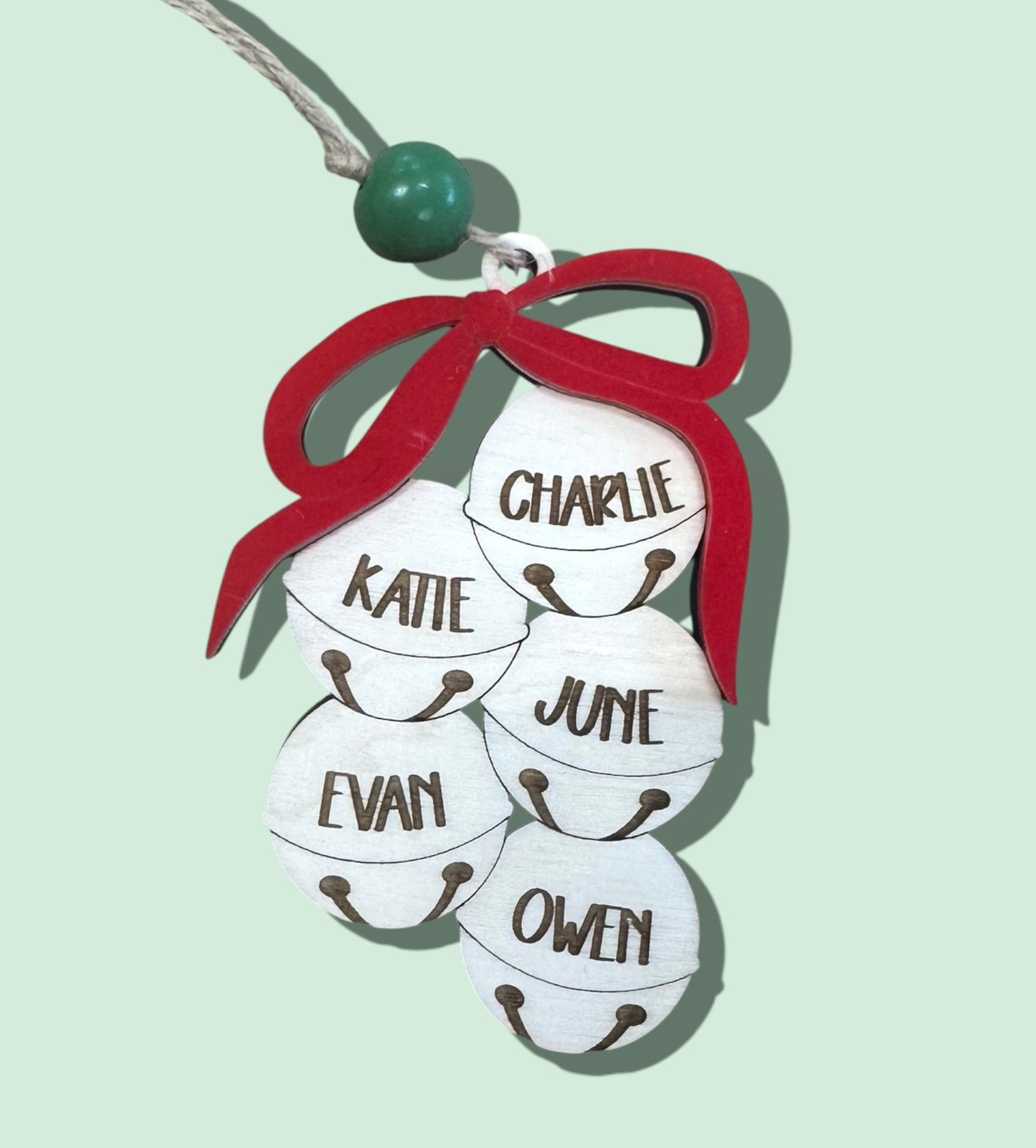 Christmas Bells Family Ornament