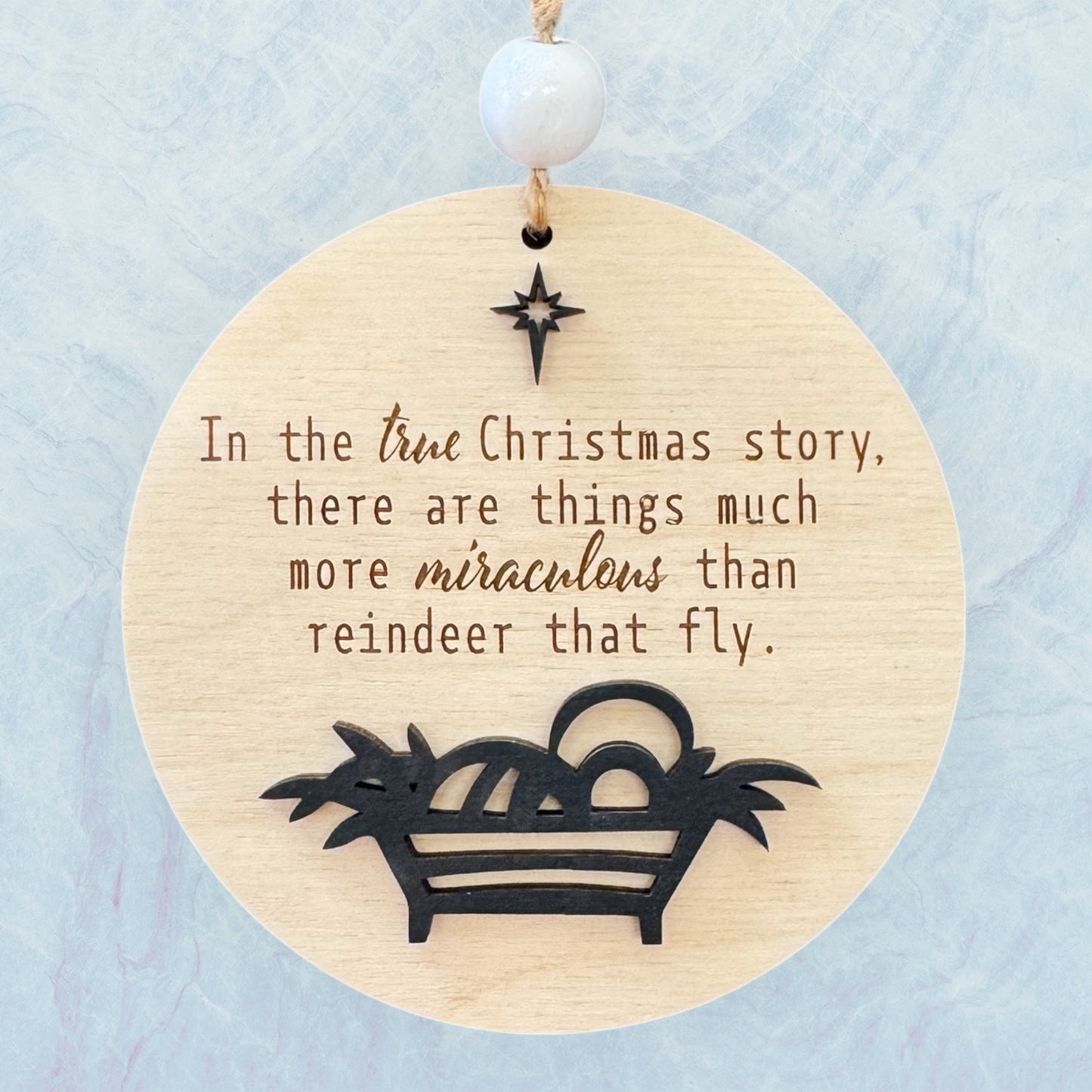 True Christmas Story Ornament