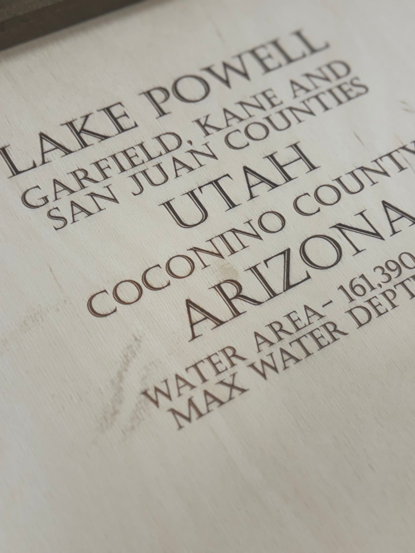 Lake Powell Bathymetric Map