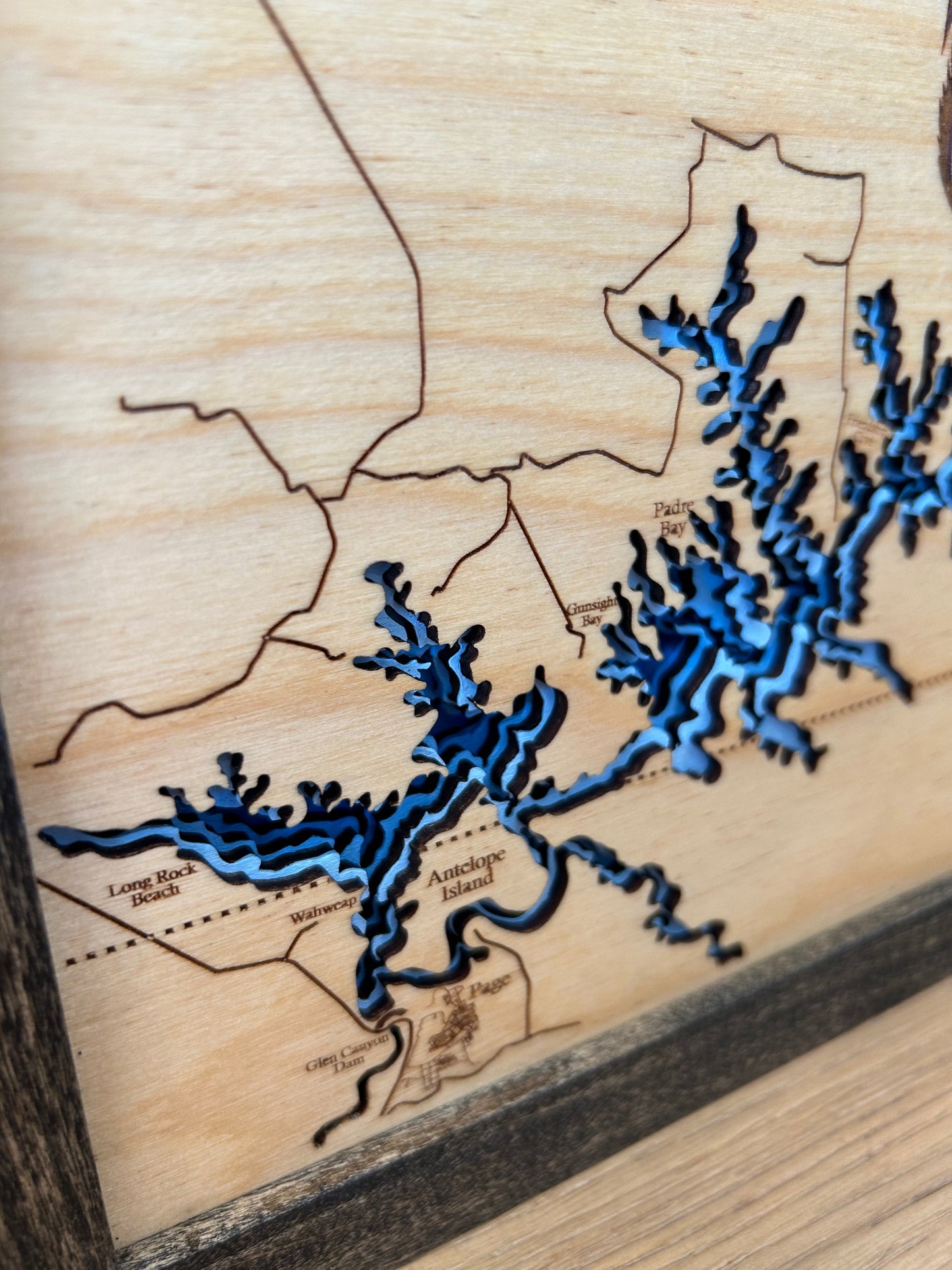 Lake Powell Bathymetric Map