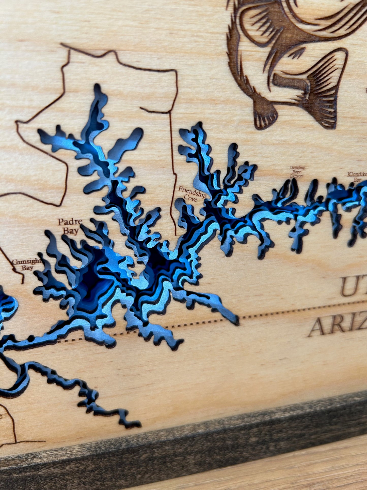 Lake Powell Bathymetric Map