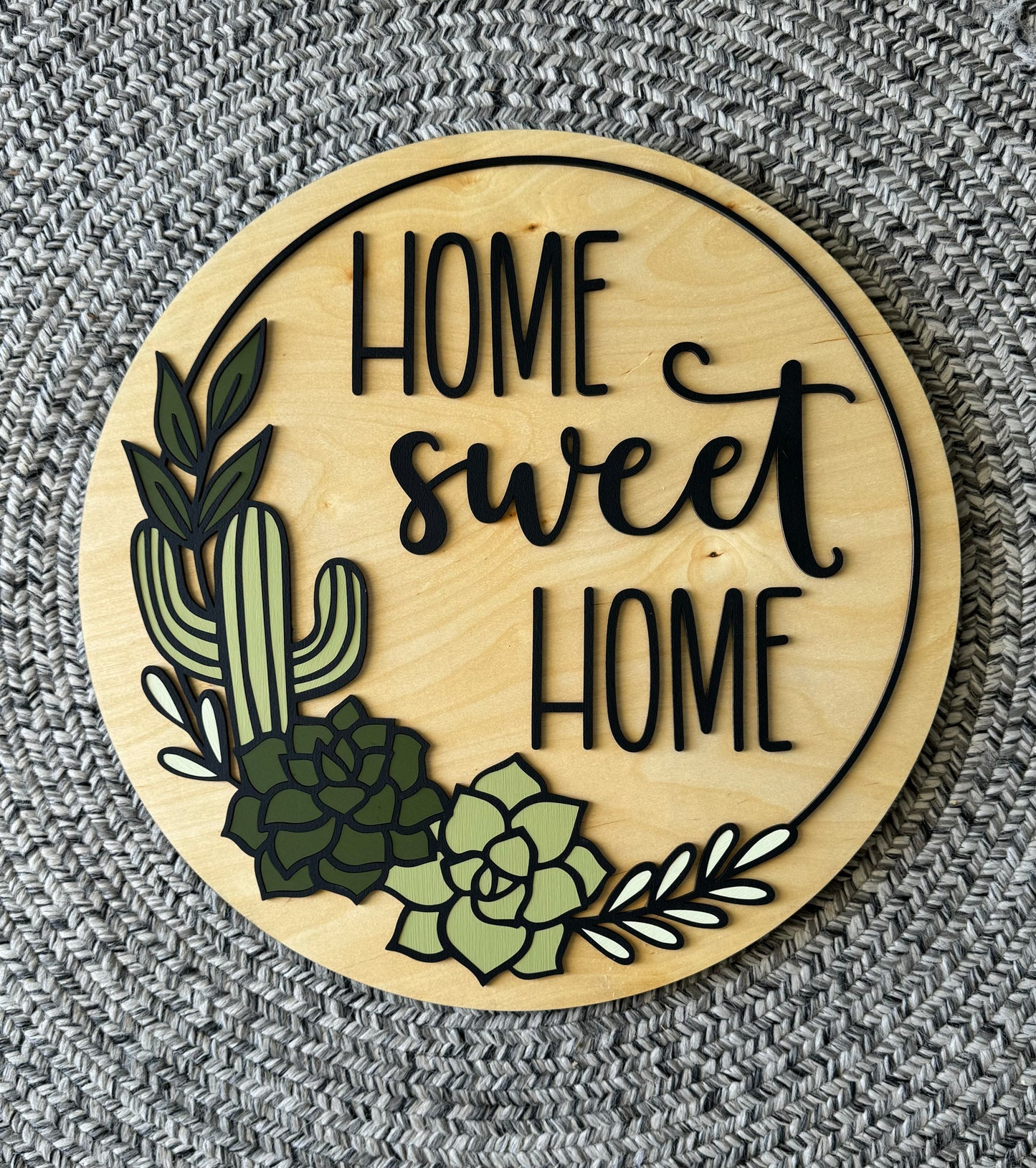 Cactus Home Sweet Home