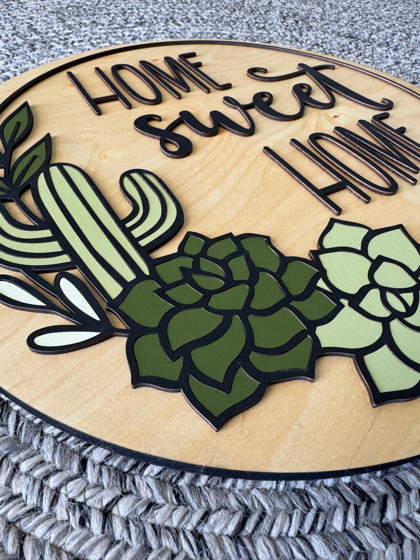 Cactus Home Sweet Home