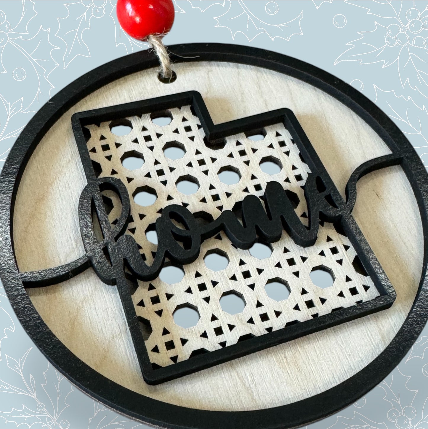 Home State Rattan Ornament