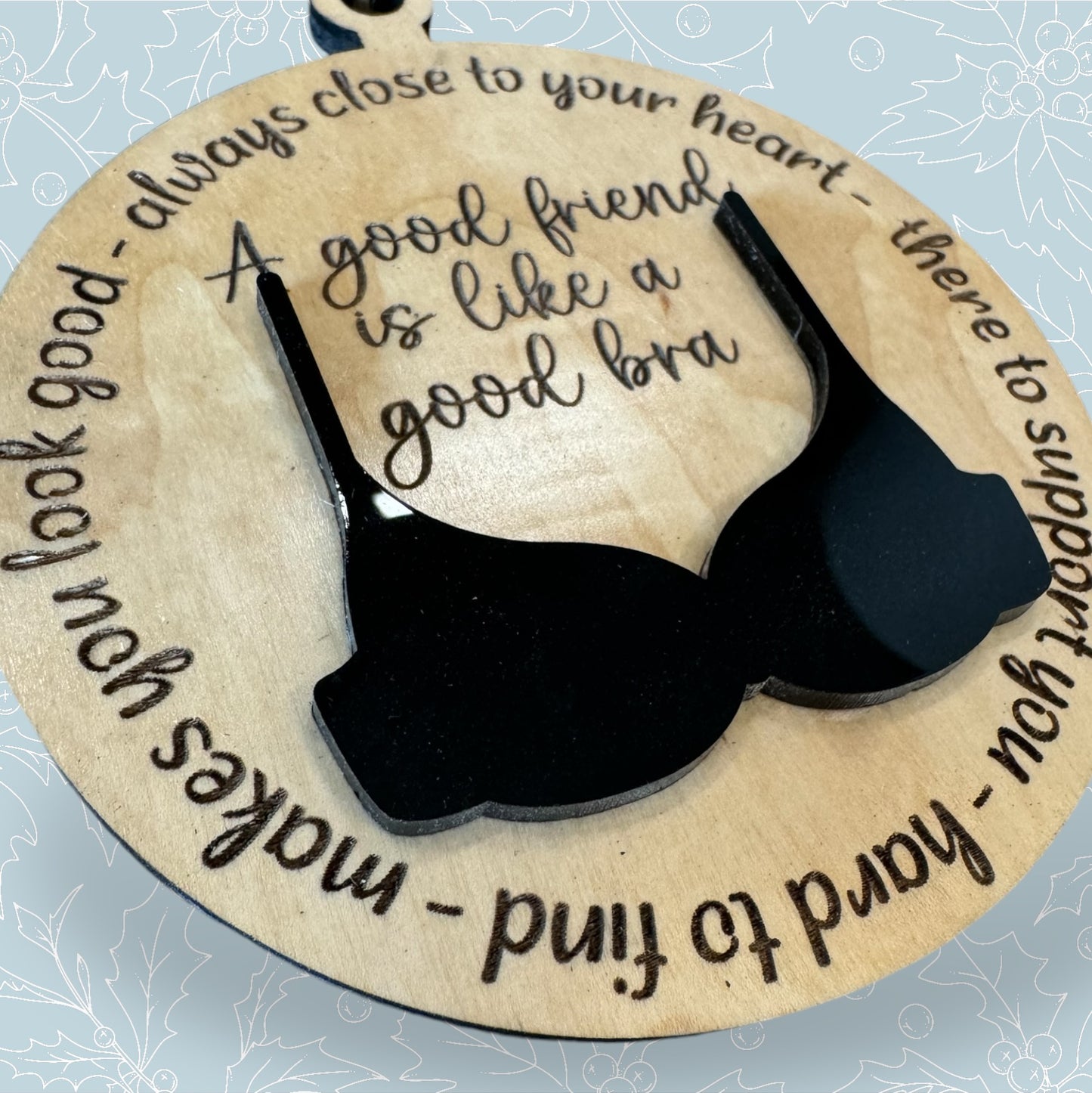Like a Good Bra Ornament