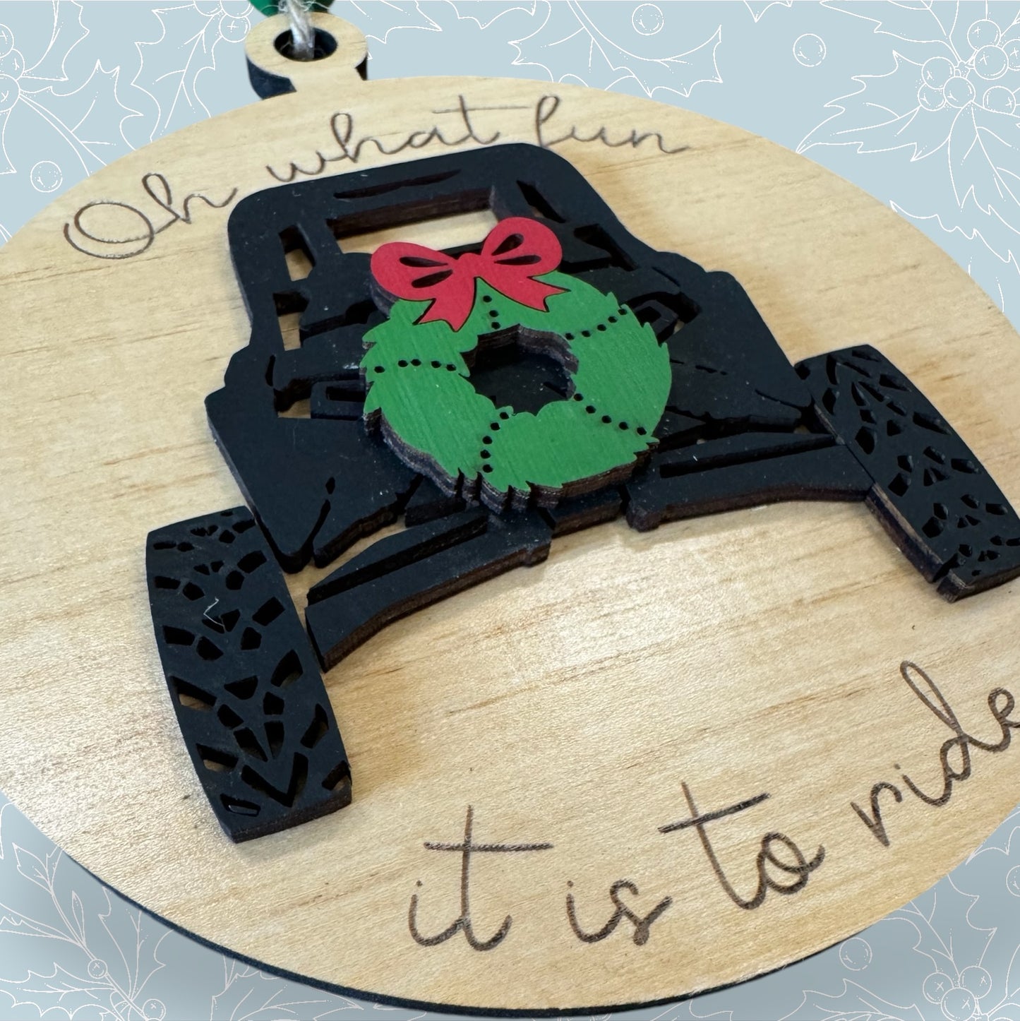 Oh What Fun Ornament