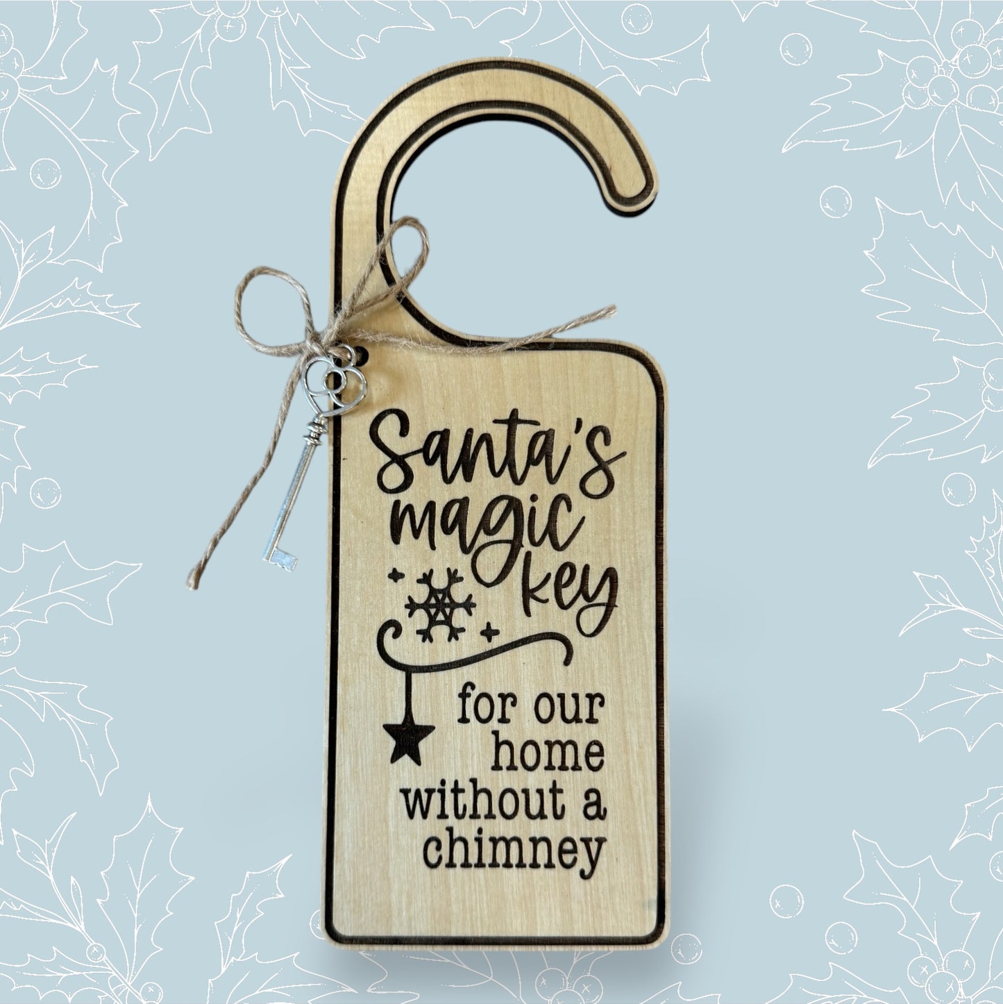 Santa's Magic Key Doorknob Hanger