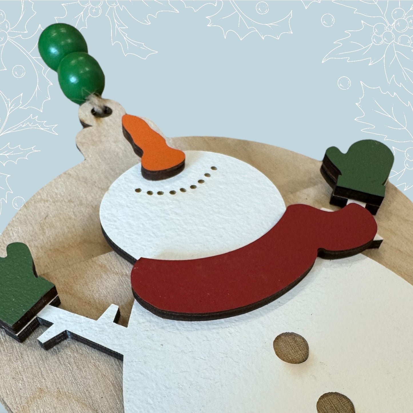 Snowman Gift Card Holder Ornament