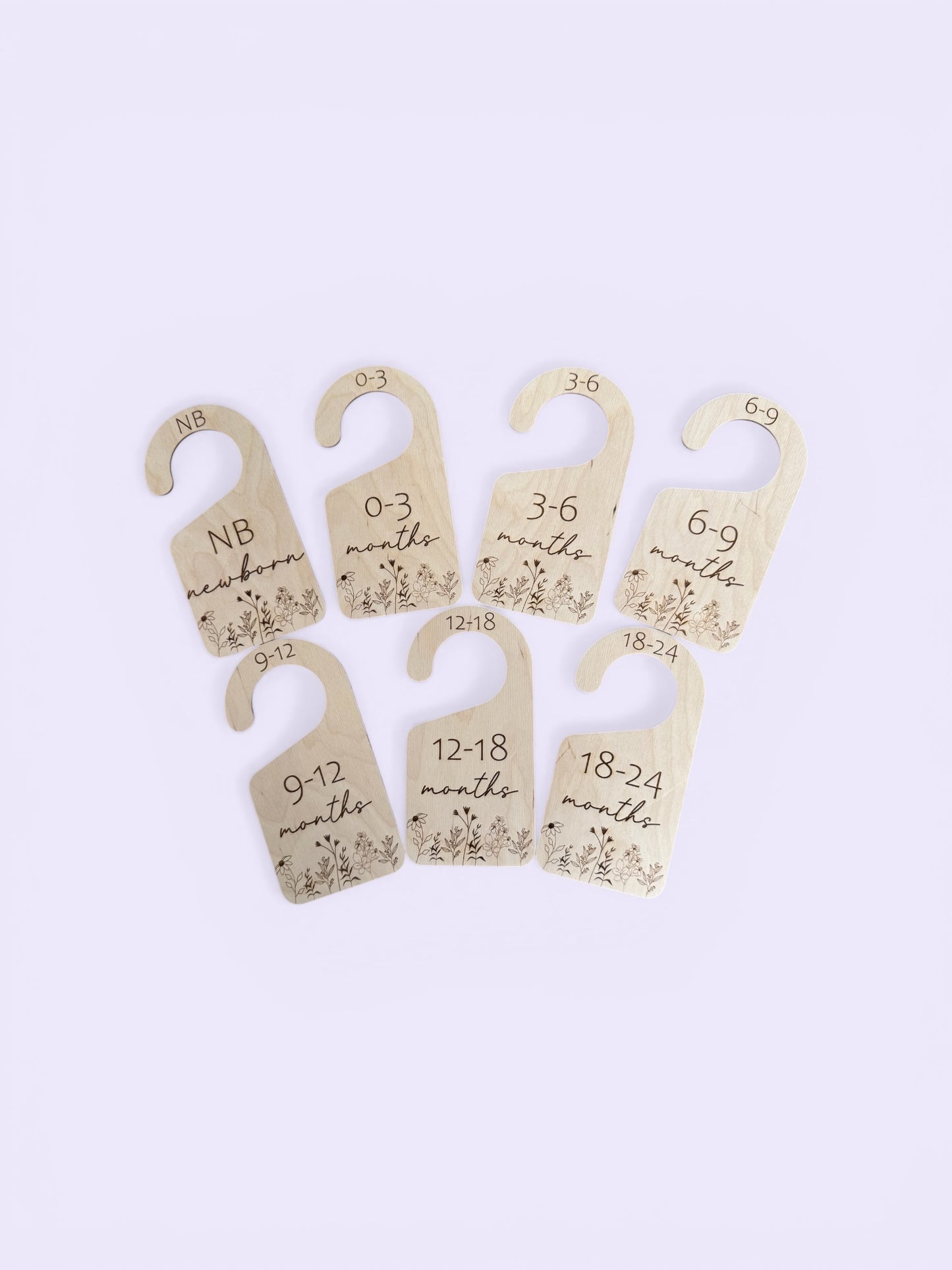 Wildflower Baby Hanger Dividers