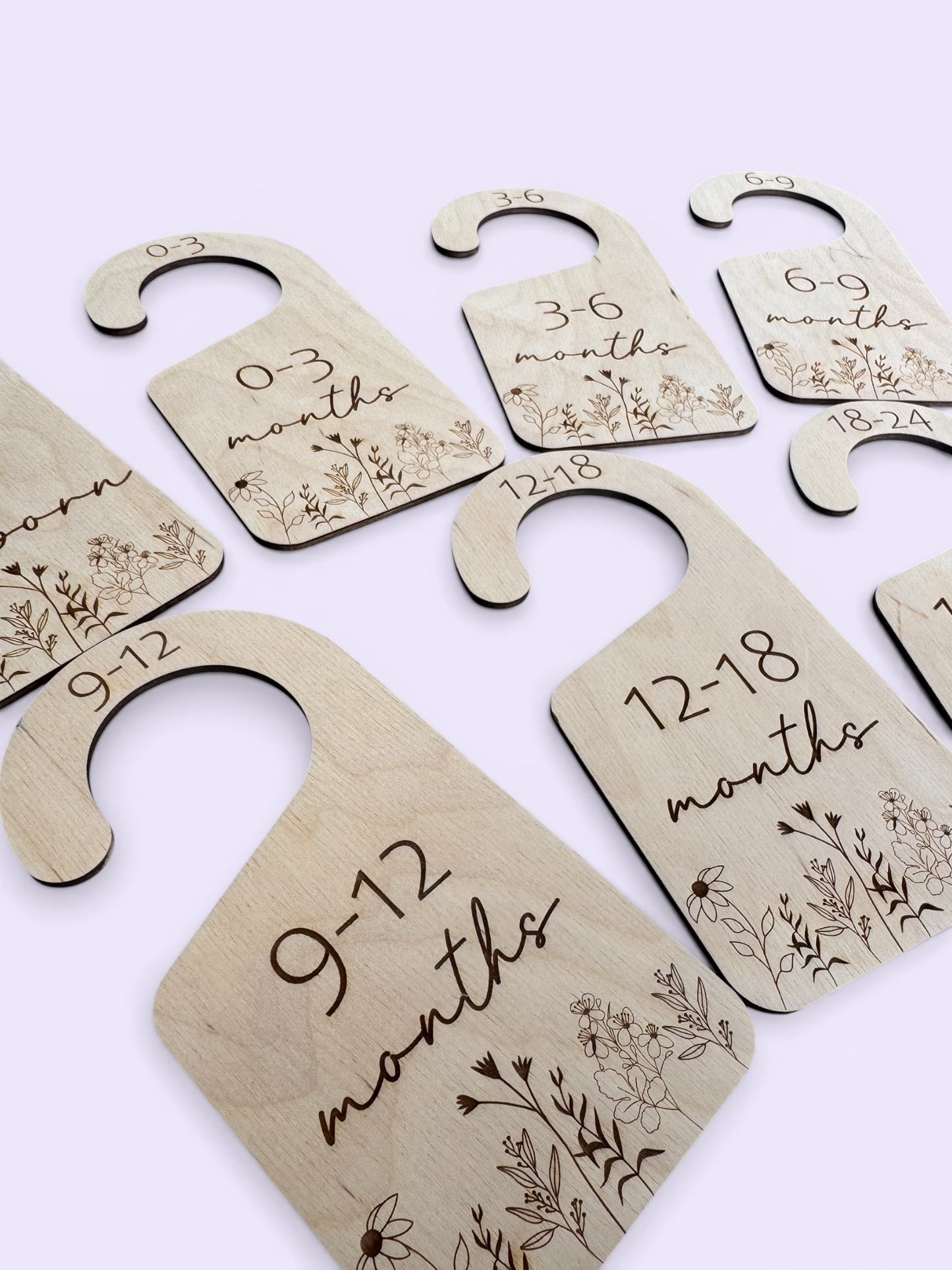 Wildflower Baby Hanger Dividers